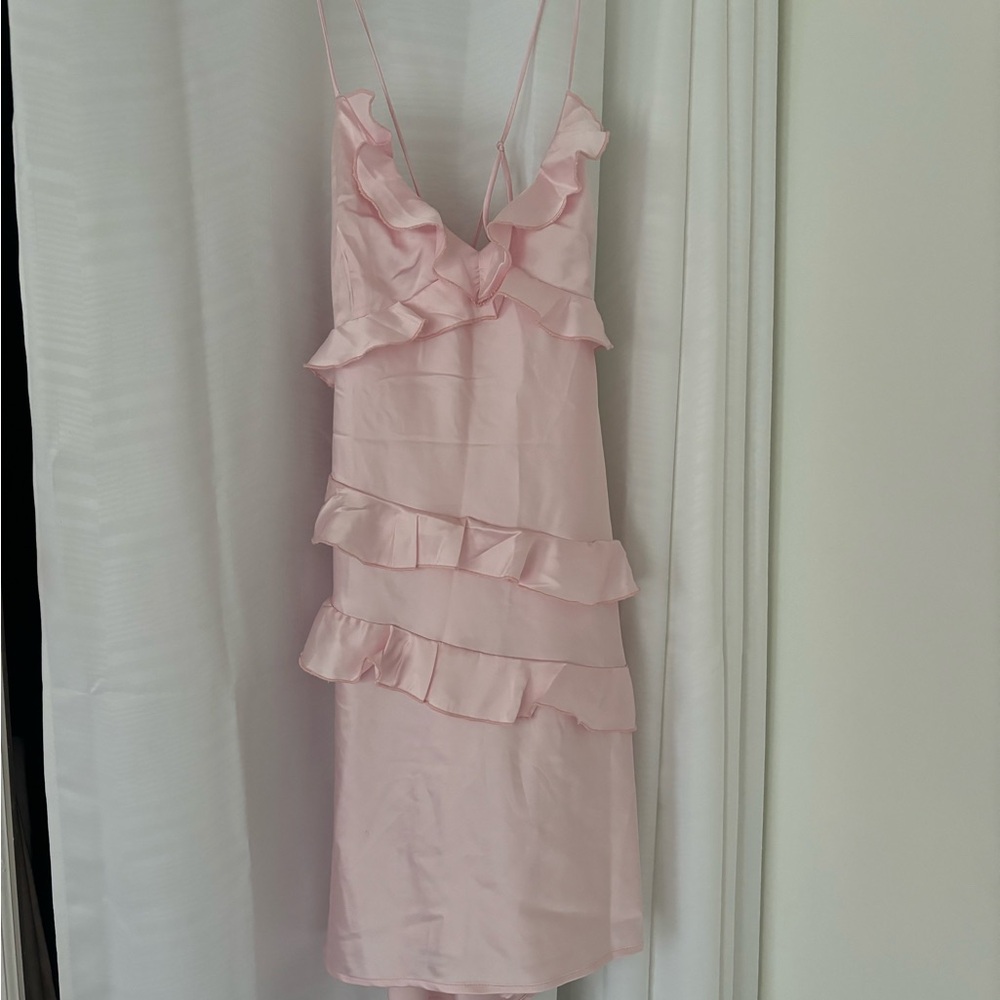 Pink Ruffle Dress